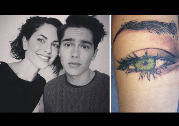 Hijo de Bárbara Mori se tatúa el ojo de su mamá (FOTOS)