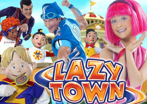 Este es el detrás de cámaras de las escenas de Lazy Town (VIDEO)