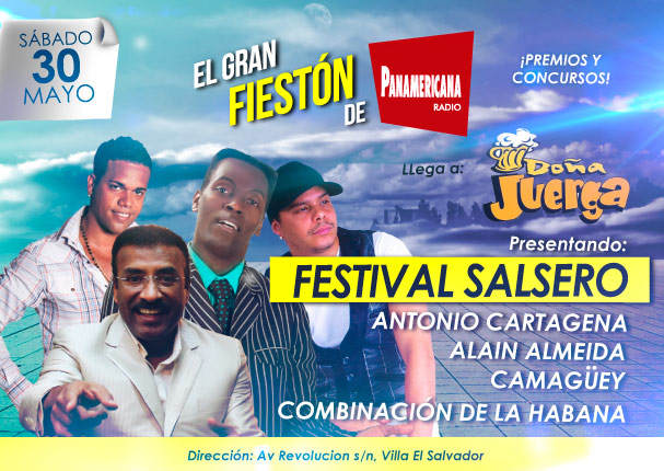 ¡El Gran Fiestón de Radio Panamericana en el Festival Salsero!