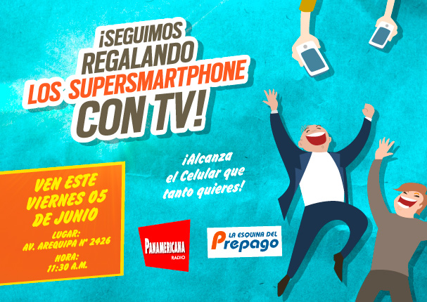 ¡Radio Panamericana regala smartphones con TV a taxistas!