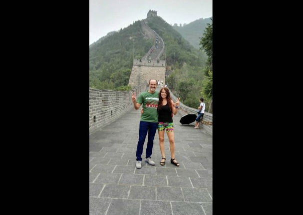 Mira las fotos de Carlos Alcántara y su esposa en China (FOTOS)