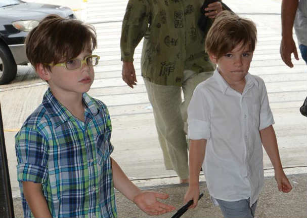 Mira cómo lucen los hijos de Ricky Martin a sus seis años (FOTOS)
