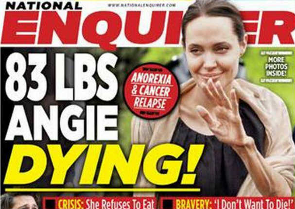 Impactantes fotos de Angelina Jolie que preocupa a sus seguidores
