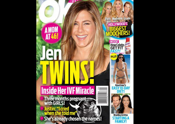 ¿Jennifer Aniston estaría embarazada de mellizas?