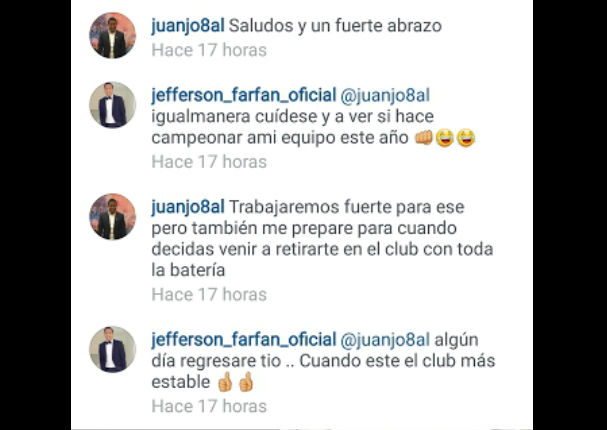 Jayo Legario le hizo un pedido especial a Jefferson Farfán