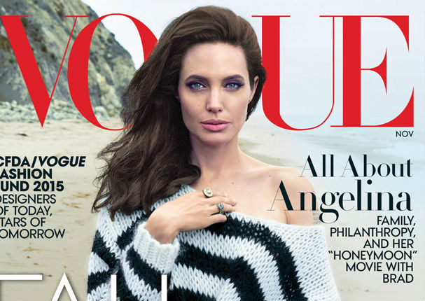 Angelina Jolie, Brad Pitt y sus 6 hijos posaron para conocida revista