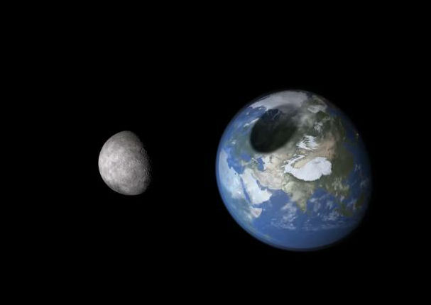 ¿Qué pasaría si la Tierra choca con la Luna? Aquí la respuesta (VIDEO)