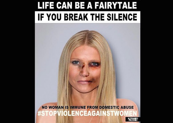 Día de la Eliminación de la Violencia contra la Mujer: Angelina Jolie y Emma Watson aparecen brutalmente golpeadas (FOTOS)