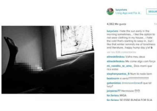 Instagram: Hija de Carlos Vives enciende la polémica con foto desnuda