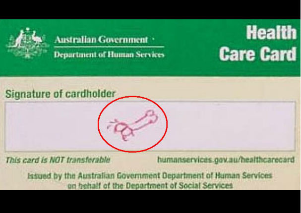 Australia: Hombre quiere que reconozcan su firma en forma de pen...