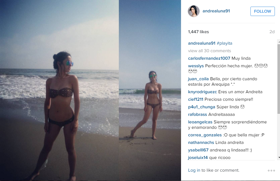 Andrea Luna dejó poco a la imaginación con diminuto bikini
