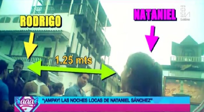 Nataniel Sánchez se encontró con su ex en playa del sur - VIDEO