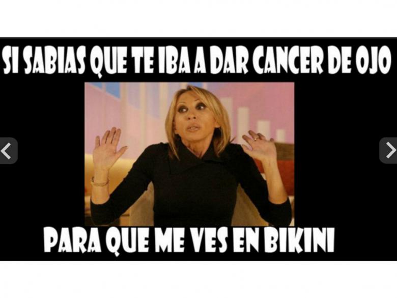 Mira los  memes de Laura Bozzo tras usar traje de baño - FOTOS