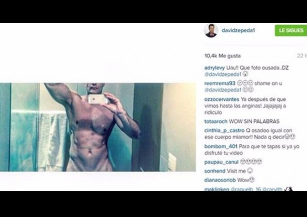 Actor de 'Como en el Cine' compartió foto completamente desnudo en Instagram