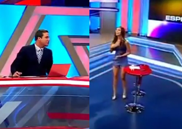 América Noticias: Periodista lanzó pícaro piropo a Natalie Vértiz en vivo (VIDEO)