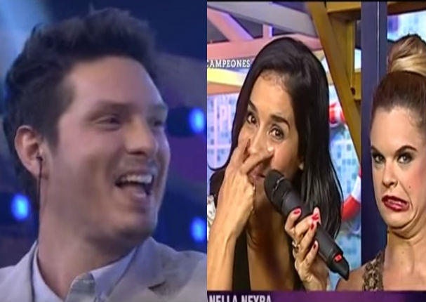 Gianella Neyra 'cuadró' en vivo a Cristian Rivero en Los Reyes del Playback (VIDEO)