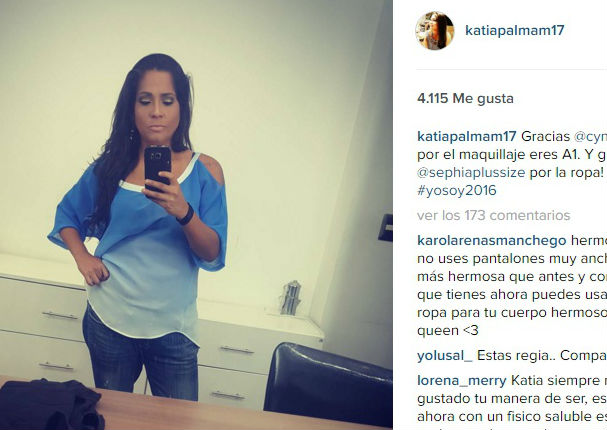 Yo Soy:  Katia Palma sorprende en Instagram con renovada figura (FOTO)