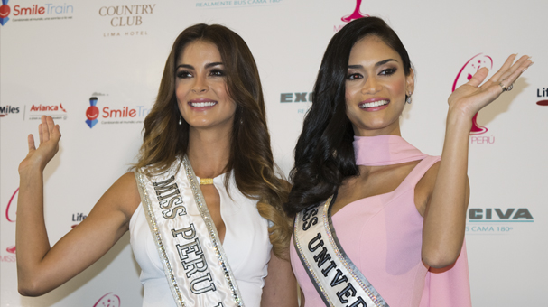 Miss Universo Pía Alonzo mostró su apoyo a la candidata Mirella Paz (FOTOS)