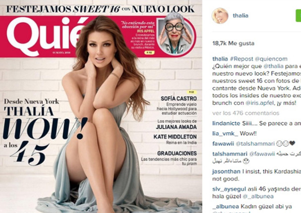 Thalía muestra su lado más sensual en candente sesión de fotos para su álbum 'Latina'