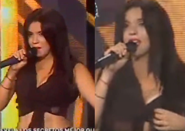 Yo Soy: imitadora de Selena se queda en prenda íntima en pleno casting (VIDEO)