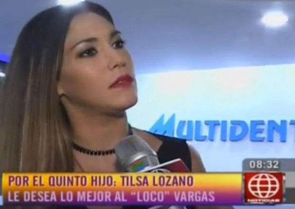 Tilsa Lozano se pronuncia tras el embarazo de la esposa de Juan Vargas (VIDEO)