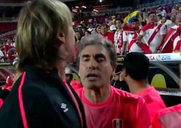 Copa América Centenario: Ricardo Gareca discutió con hinchas tras empate con Ecuador (VIDEO)