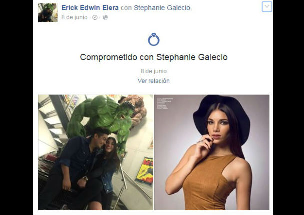 Erick Elera se comprometió con la modelo Stephanie Galecio