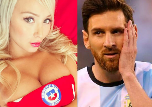 Modelo chilena de Playboy se burló así de Messi y de la selección argentina