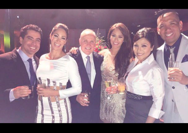 Gisela Valcárcel y Tula Rodríguez se divierten en fiesta de América Televisión