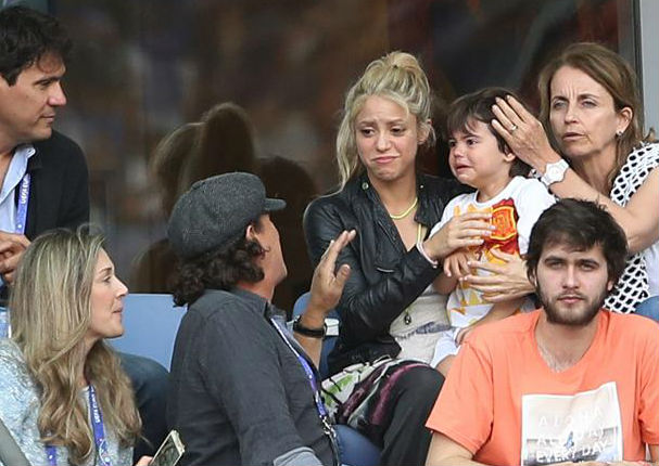 Shakira: Así fue su reacción ante la derrota de España en la Eurocopa