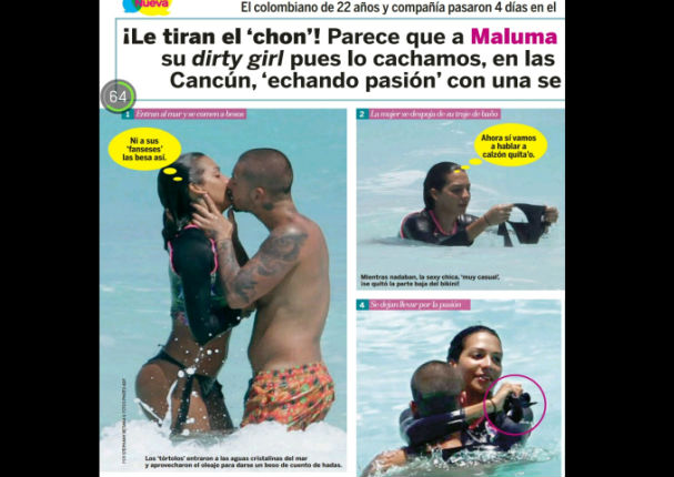 Maluma: Cantante es captado teniendo relaciones sexuales con esta modelo