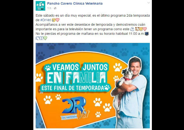 Dr. Vet: Pancho Cavero anuncia su salida de América Televisión