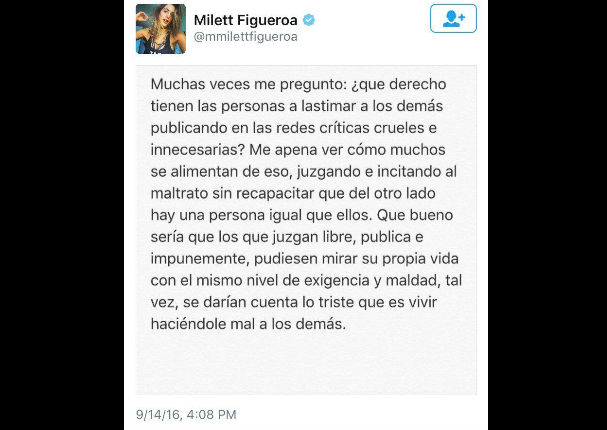 Milett Figueroa: Peluchín la destruye con su más vergonzoso plagio