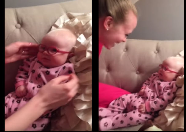 YouTube: Bebé conoció a su mamá por primera vez y no creerás lo que hizo