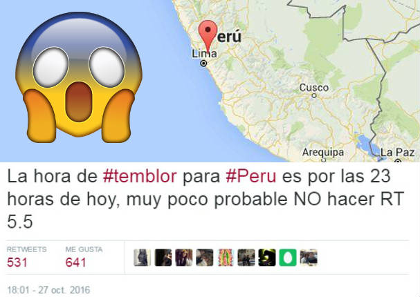 ¡De terror! Mexicano predijo el último sismo en Lima