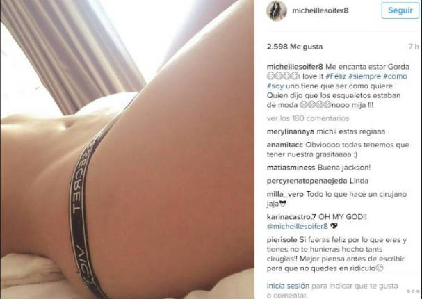 Que Cosa Filtran Imagenes Intimas De Michelle Soifer Espectaculos Radio Panamericana