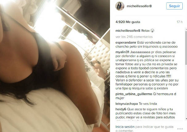 ¡Qué cosa! ¿Filtran imágenes íntimas de Michelle Soifer?