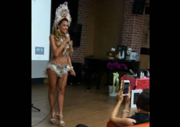 Milett Figueroa lució traje en Miss Supertalent 2016 pero lo peor vino después
