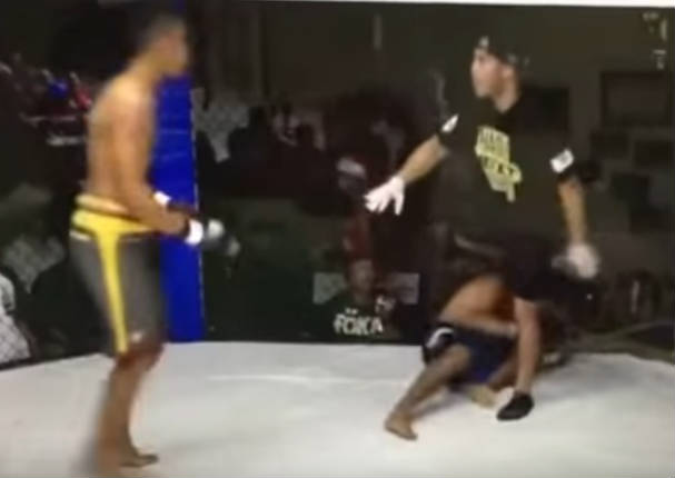 Luchador de MMA golpeó a árbitro - VIDEO