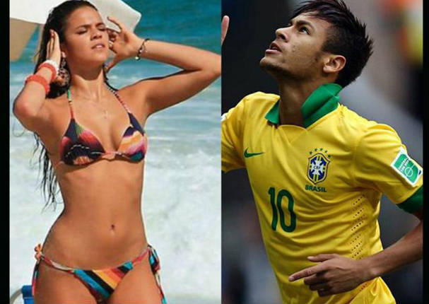 La gatúbela que enloqueció a Neymar con sexy traje - VIDEO