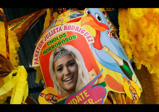 ¡La quieren fuera! Piñatas de año nuevo con la cara de Julieta Rodríguez son las más vendidas