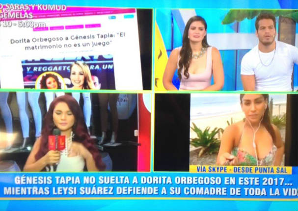 Leysi Suárez mostró esbelta figura en diminuto bikini pero pasó esto