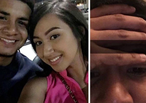 Mandó fotos de su rostro sin cejas y la reacción del novio es viral