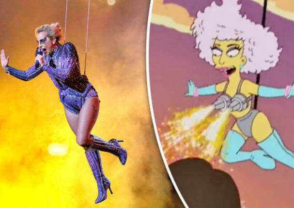 ¡Una vez más lo hicieron! Los Simpson predijeron la actuación de Lady Gaga en el Súper Bowl