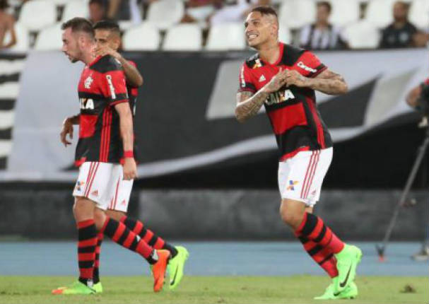 Así vivieron el gol de Guerrero en Flamengo contra Botafogo - VIDEO