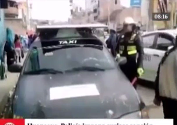 Viral: No respetó la luz roja y policía actuó así -VIDEO