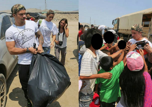 ¿Falsa ayuda? Acusan a Mario Hart de hacer publicidad por donar sus gorras