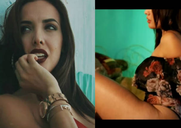 Rosángela Espinoza mostró 'totó' en video clip 'Y qué pasó' de Grupo Extra