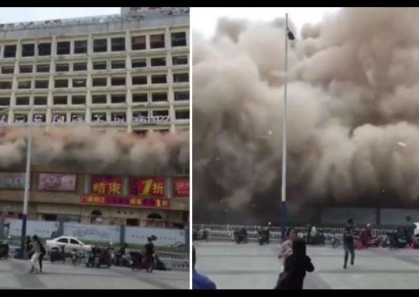 YouTube: Querían demoler el edificio y este fue el fatal resultado