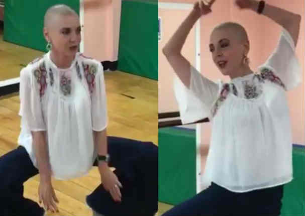 Edith González bailó 'Despacito' sin peluca en su lucha contra el cáncer